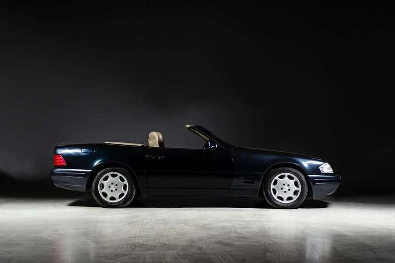 Usado Mercedes SL320 231 CV (169 kW) 1997 Azul Coupe