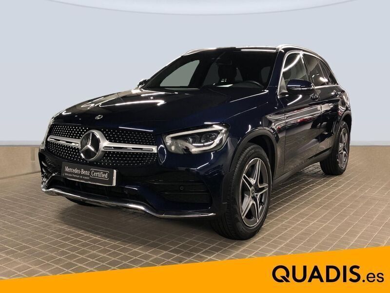 Azul Usado 2021 Mercedes GLC200 SUV | 42.900 € (Precio justo) - Imagen 1/4