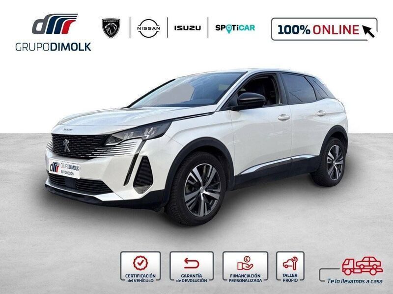 Blanco Usado 2022 Peugeot 3008 Allure SUV | 16.250 € (Precio justo) - Imagen 1/4