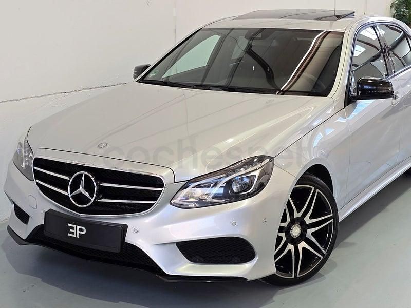 Usado Mercedes E250 Avantgarde 204 CV (150 kW) 2015 Gris / plata Berlina