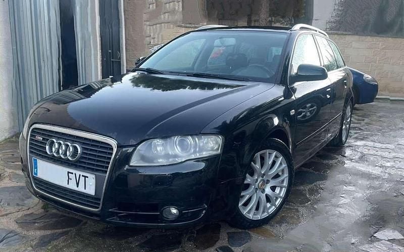 Usado Audi A4 S-Line 170 CV (125 kW) 2007 Negro Familiar