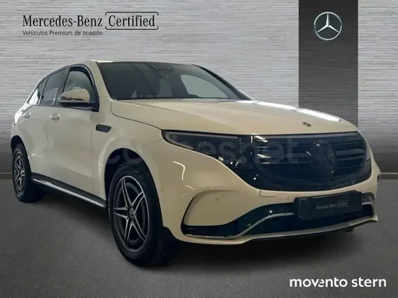 Usado Mercedes EQC400 300 kW (408 CV) 2021 Blanco polar SUV