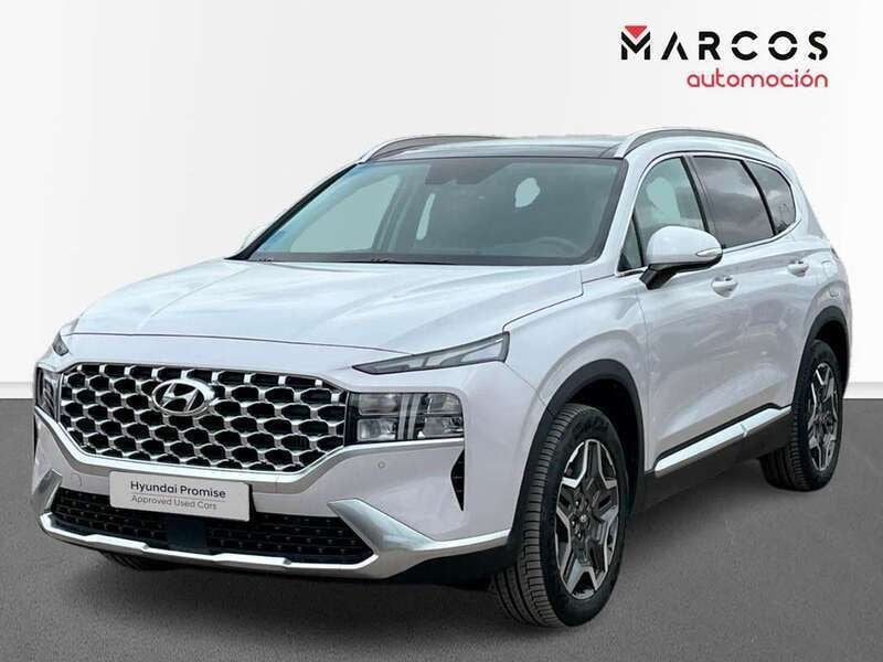 Blanco Usado 2023 Hyundai Santa Fe SUV | 37.900 € (Buen precio) - Imagen 1/4