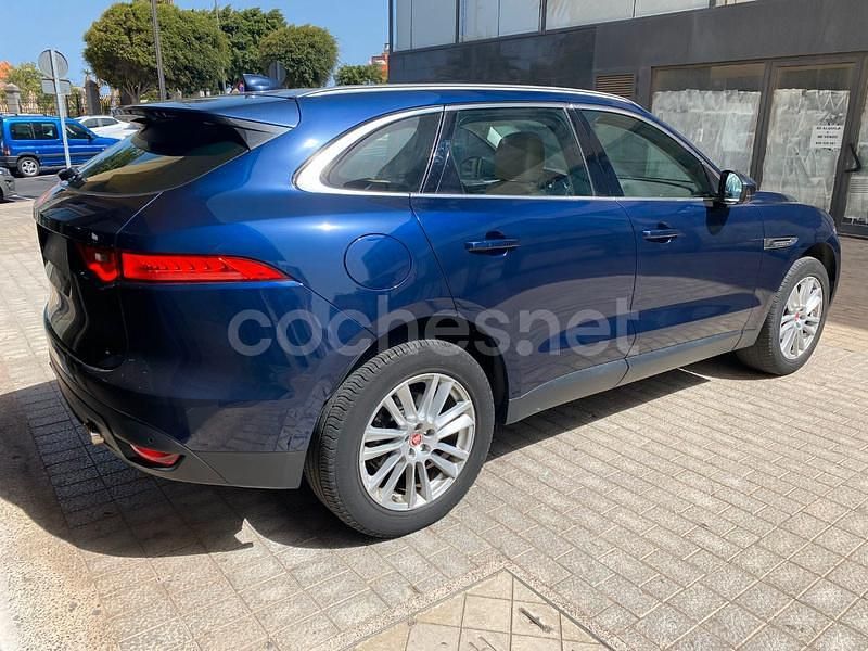 Usado Jaguar F-Pace Portfolio 300 CV (220 kW) 2017 Azul SUV