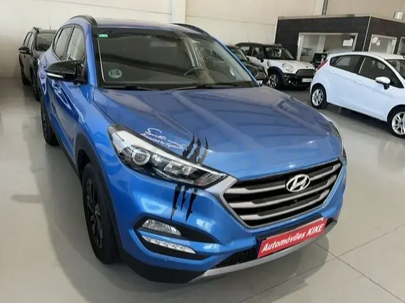 Usado Hyundai Tucson 115 CV (84 kW) 2017 Azul SUV