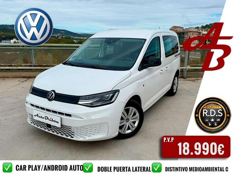 Blanco Usado 2021 VW Caddy Monovolumen | 18.990 € (Precio justo) - Imagen 1/4