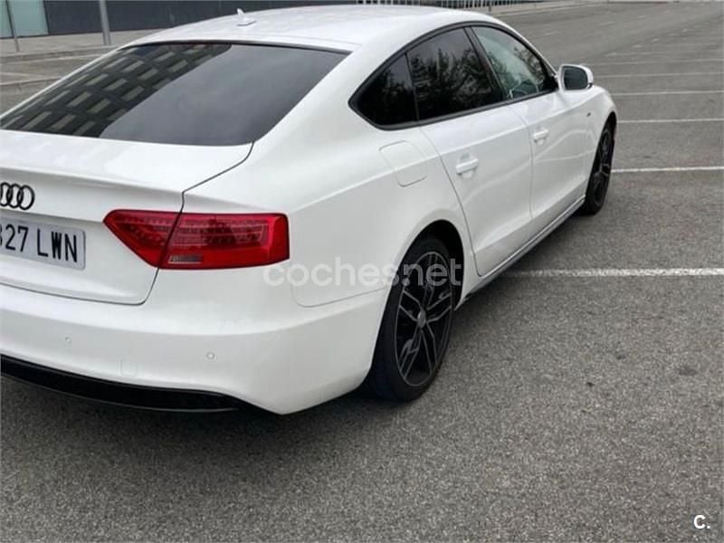 Usado Audi A5 Sportback S-Line 177 CV (130 kW) 2012 Blanco Utilitario