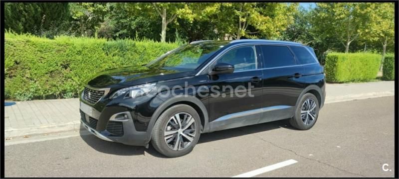 Negro Usado 2020 Peugeot 5008 GT-line Monovolumen | 19.000 € (Precio justo) - Imagen 1/4