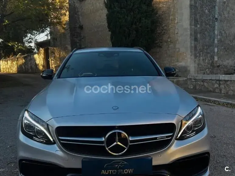 Usado Mercedes C63S AMG 510 CV (375 kW) 2016 Gris / plata Familiar