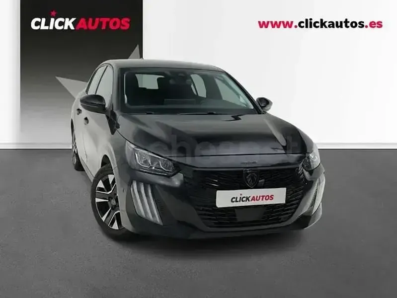Usado Peugeot 208 Allure 100 CV (73 kW) 2025 Negro Utilitario