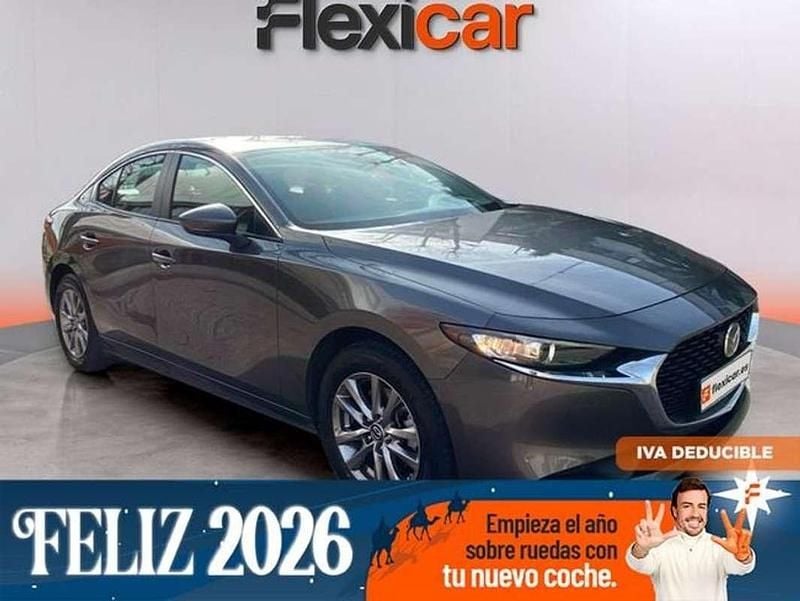 Gris Usado 2025 Mazda 3 Prime-Line Berlina | 21.690 € (Buen precio) - Imagen 1/4