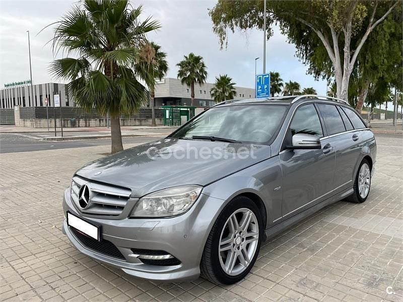 Gris / plata Usado 2010 Mercedes C250 Avantgarde Familiar | 8900 € (Super precio) - Imagen 1/4