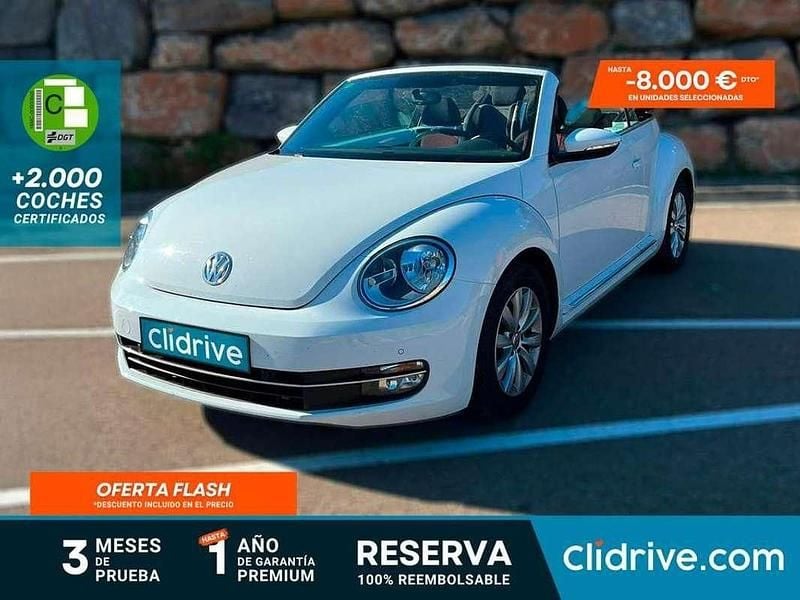 Blanco Usado 2014 VW Beetle Design Descapotable | 14.290 € (Precio justo) - Imagen 1/4