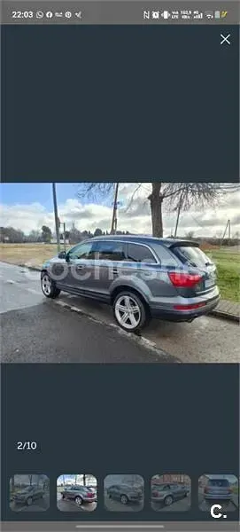 Usado Audi Q7 S-Line 240 CV (176 kW) 2011 Gris / plata SUV