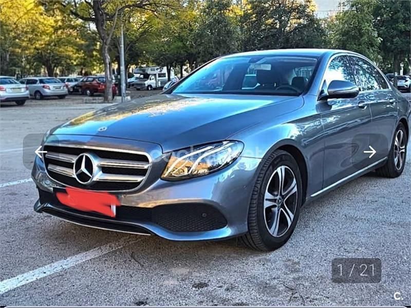 Usado Mercedes E200 184 CV (135 kW) 2018 Gris / plata Berlina
