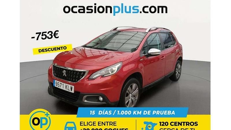 Usado Peugeot 2008 Style 82 CV (60 kW) 2018 Rojo SUV
