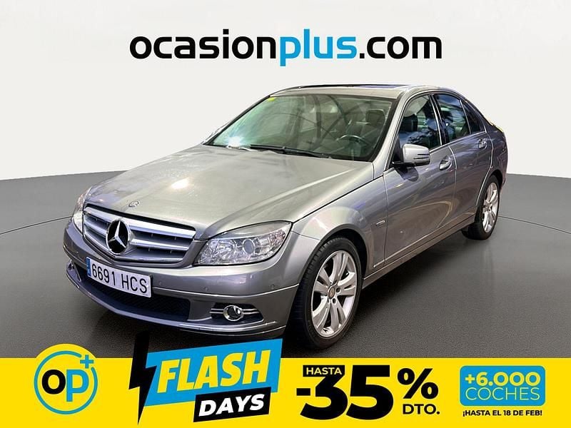 Usado Mercedes C220 Avantgarde 170 CV (125 kW) 2011 Gris plata Berlina