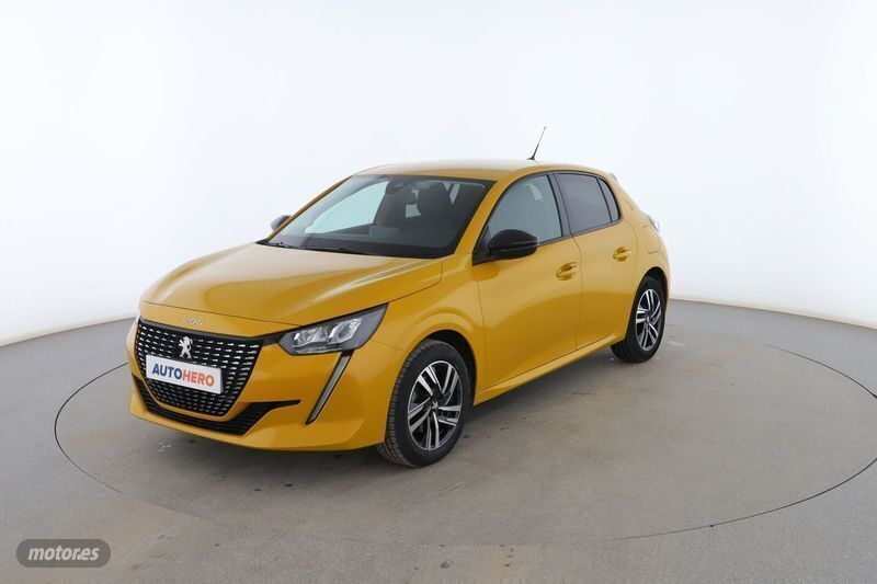 Amarillo Usado 2022 Peugeot 208 Allure Utilitario | 15.799 € (Precio justo) - Imagen 1/3
