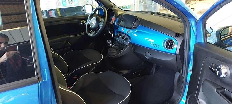 Usado Fiat 500C Sport 71 CV (52 kW) 2021 Azul Descapotable