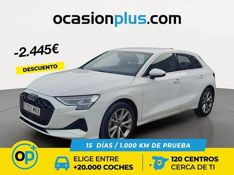 Blanco Usado 2024 Audi A3 Advanced Plus Berlina | 26.900 € (Super precio) - Imagen 1/4