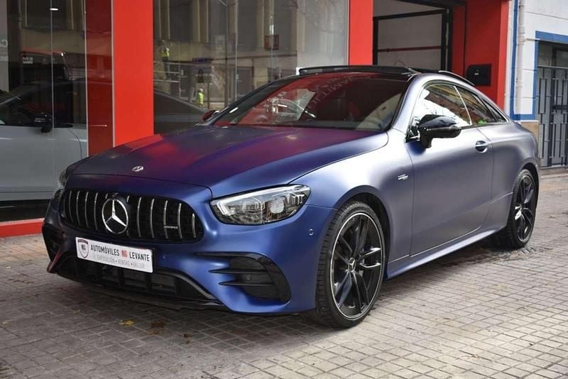 Usado Mercedes E53 AMG AMG 435 CV (319 kW) 2021 Azul Coupe