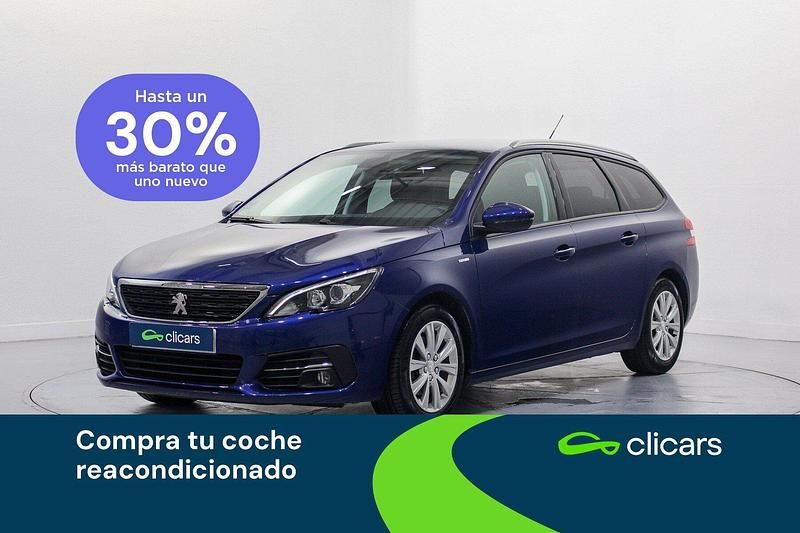 Azul Usado 2018 Peugeot 308 SW Style Familiar | 9490 € (Un poco caro) - Imagen 1/4