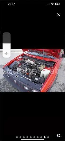 Usado VW Golf II GTI 112 CV (82 kW) 1989 Rojo Utilitario