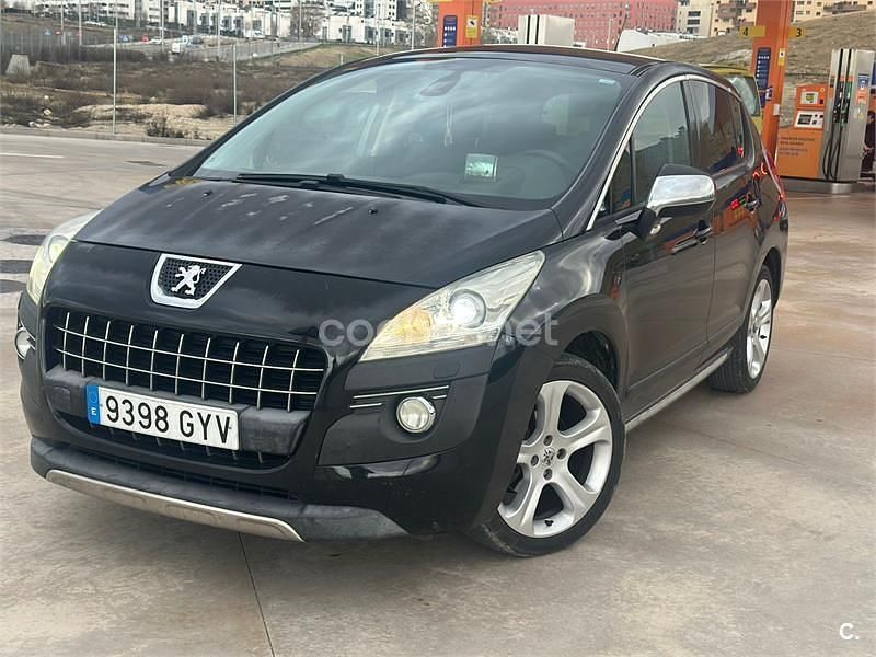 Usado Peugeot 3008 Sport 110 CV (80 kW) 2010 Negro Familiar