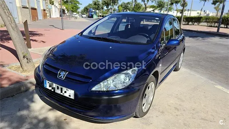 Usado Peugeot 307 110 CV (80 kW) 2003 Azul Berlina