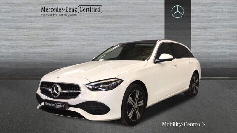 Blanco polar pintura unicolor Usado 2024 Mercedes C300 Avantgarde Familiar | 63.900 € - Imagen 1/4