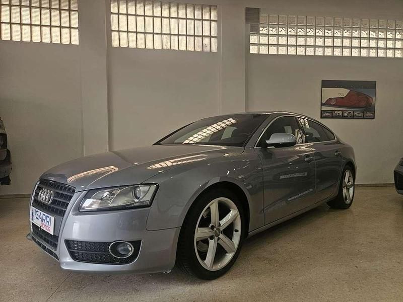 Gris Usado 2010 Audi A5 Sportback S-Line Berlina | 10.490 € (Precio justo) - Imagen 1/4