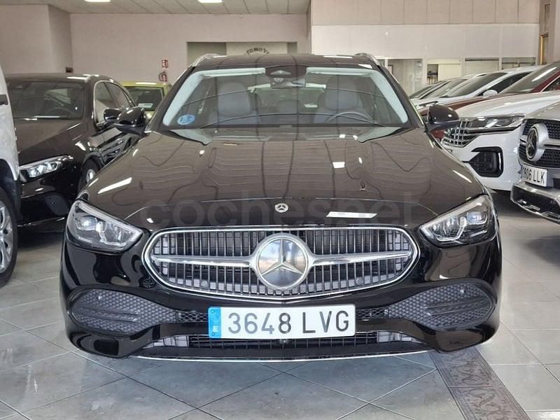 Usado Mercedes C220 200 CV (147 kW) 2021 Negro Familiar