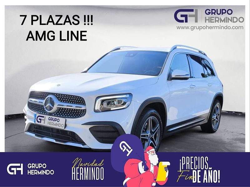 Usado Mercedes GLB200 AMG line 150 CV (110 kW) 2021 Blanco SUV