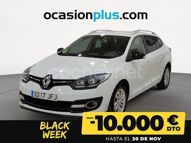 Blanco Usado 2015 Renault Mégane GrandTour LIMITED Familiar | 6990 € (Precio justo) - Imagen 1/4