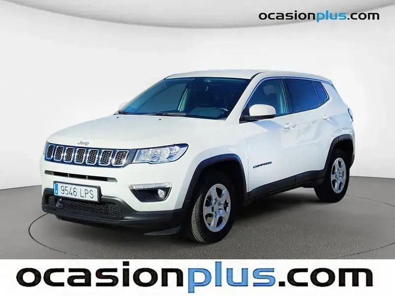 Blanco Usado 2021 Jeep Compass Longitude SUV | 17.228 € (Buen precio) - Imagen 1/4