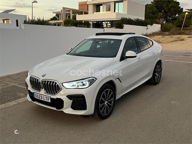 Blanco Usado 2021 BMW X6 SUV | 69.900 € (Un poco caro) - Imagen 1/4