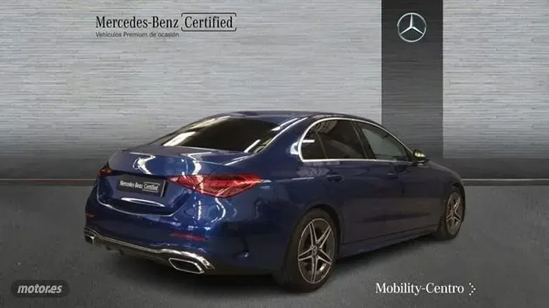 Usado Mercedes C200 204 CV (150 kW) 2021 Azul Berlina
