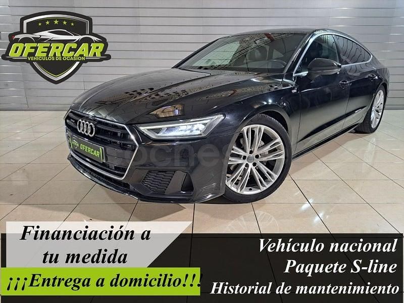 Usado Audi A7 204 CV (150 kW) 2020 Negro Berlina