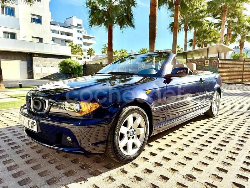 Azul Usado 2004 BMW 320 Cabriolet Descapotable | 8900 € (Super precio) - Imagen 1/4