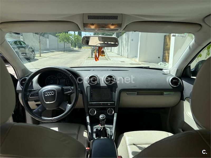 Usado Audi A3 Attraction 105 CV (77 kW) 2010 Negro Berlina