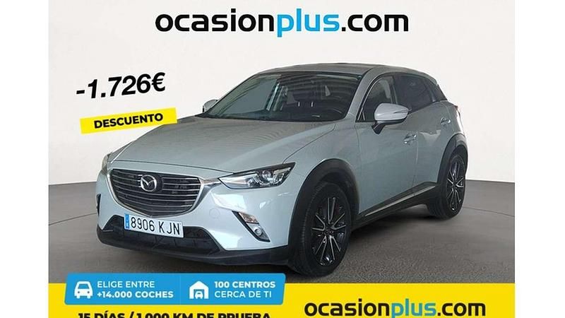 Blanco Usado 2018 Mazda CX-3 Luxury SUV | 17.264 € (Precio justo) - Imagen 1/4