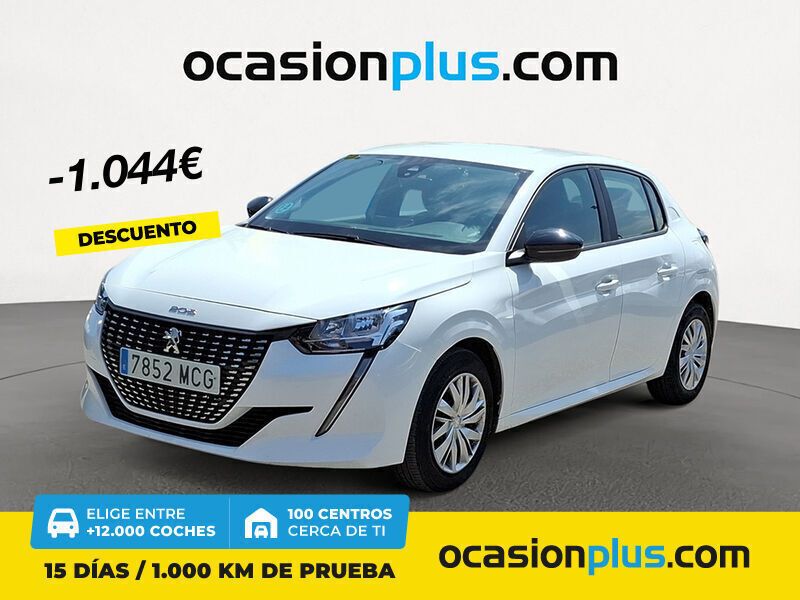 Blanco Usado 2022 Peugeot 208 Active Utilitario | 11.190 € (Precio justo) - Imagen 1/4