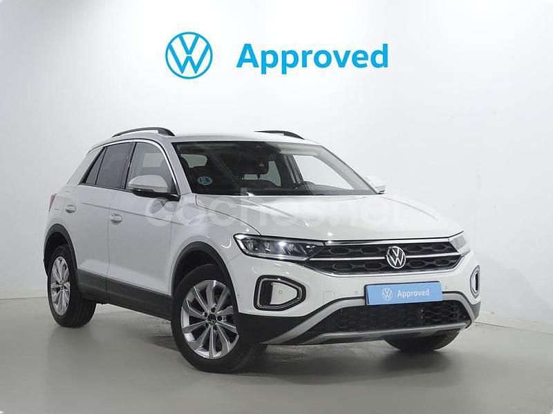 Blanco Usado 2022 VW T-Roc Life SUV | 23.900 € (Precio justo) - Imagen 1/4