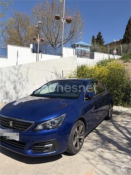 Usado Peugeot 308 Allure 130 CV (95 kW) 2019 Azul Berlina