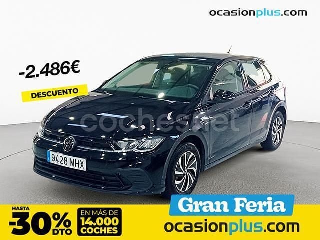 Negro Usado 2023 VW Polo Life Berlina | 21.850 € (Precio justo) - Imagen 1/4