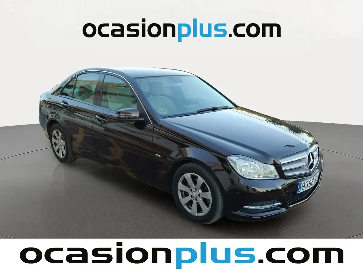 Usado Mercedes C200 Edition 136 CV (100 kW) 2012 Marrón Berlina