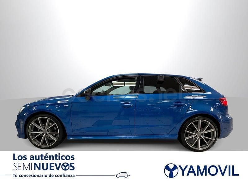 Usado Audi A3 S-Line 150 CV (110 kW) 2018 Azul Berlina