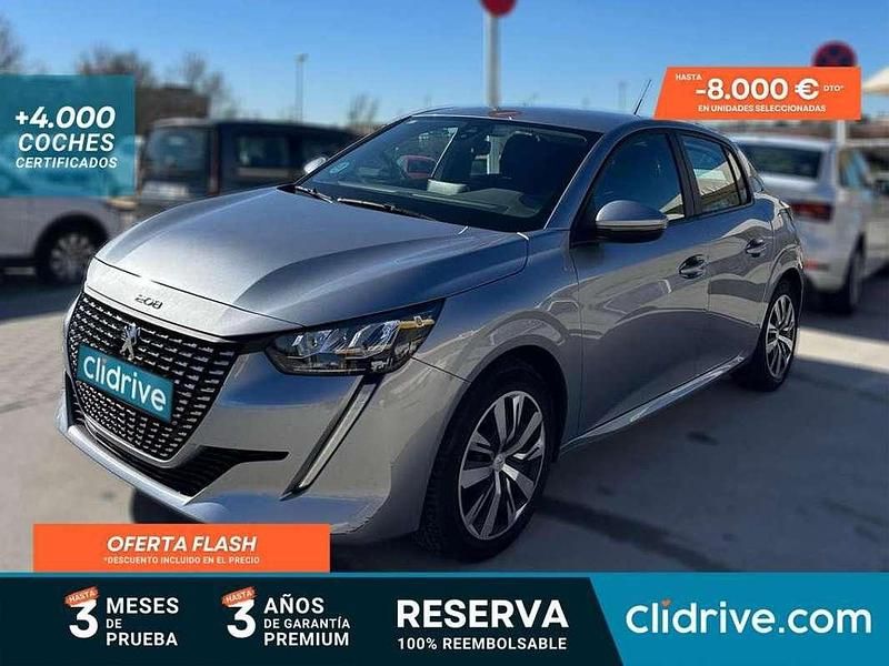 Usado Peugeot 208 Active 101 CV (74 kW) 2020 Gris Utilitario