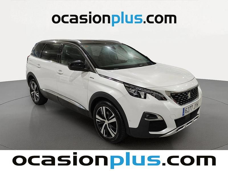 Usado Peugeot 5008 GT-line 150 CV (110 kW) 2017 Blanco Monovolumen