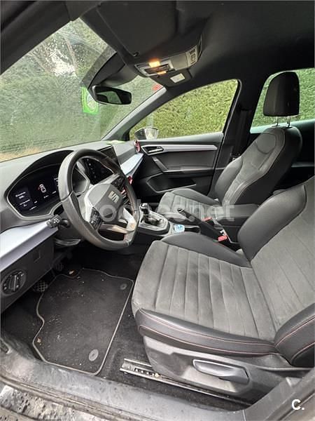 Usado Seat Ibiza FR 110 CV (80 kW) 2021 Negro Utilitario